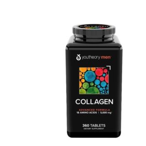 Youtheory Men’s Collagen with Vitamin C, Biotin & Fo-Ti – 5,000mg