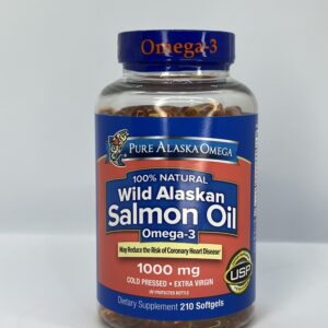 Pure Alaska Omega Wild Alaska Salmon Oil 1000mg – 210 Softgels