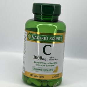 Nature’s Bounty Vitamin C with Rose Hips – Immune Support – 1000mg – 100 Caplets