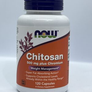 Now Foods Chitosan 500mg Plus Chromium – 120 Capsules