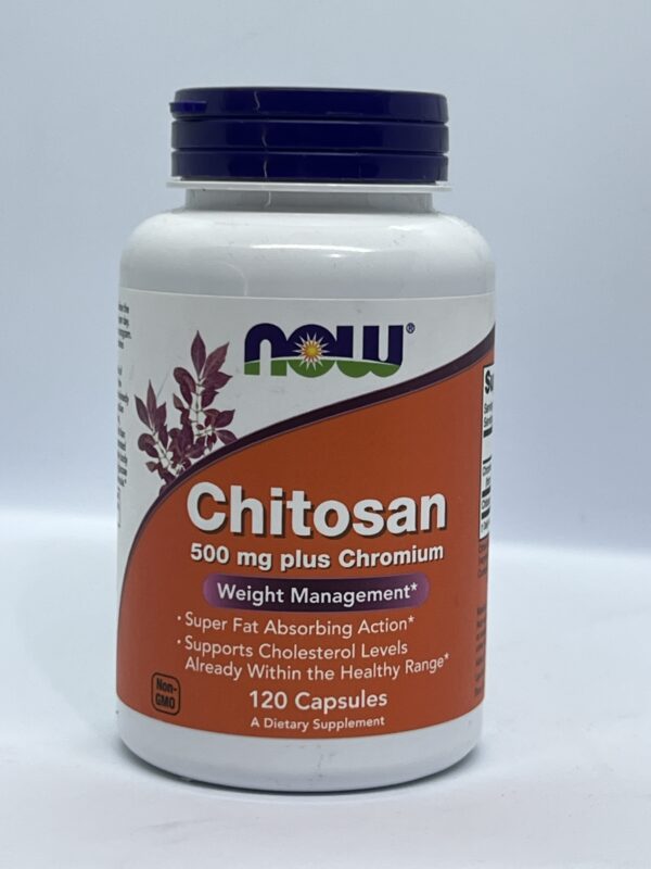 Now Foods Chitosan 500mg Plus Chromium – 120 Capsules