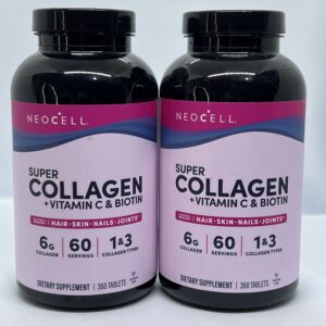 NeoCell Super Collagen + Vitamin C & Biotin – Hair, Skin & Nails – 360 Tablets