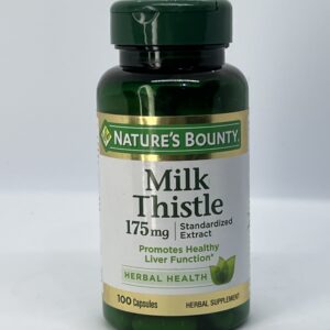 Nature’s Bounty Milk Thistle – 175mg Standardized Extract – 100 Capsules