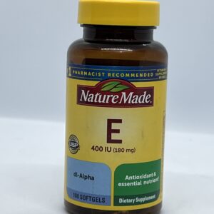 Nature Made Vitamin E – 180mg (400 IU) – 100 Softgels