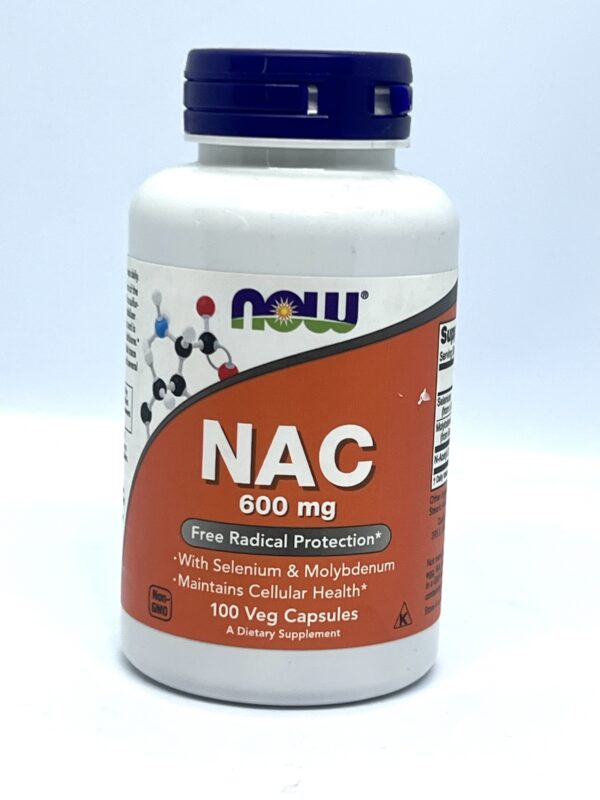 NOW Foods NAC 600mg with Selenium & Molybdenum – 100 Capsules