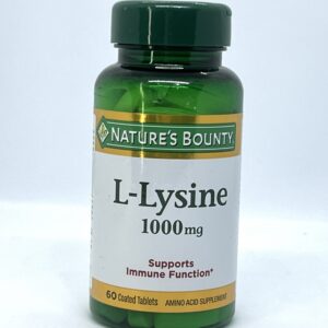 Nature’s Bounty L-Lysine 1000mg – 60 Coated Tablets