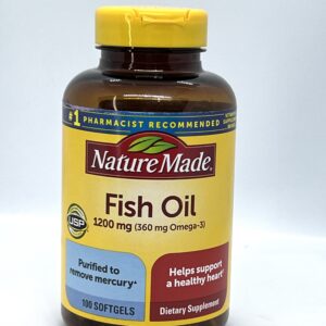 Nature Made Fish Oil 1200mg – 100 Softgels