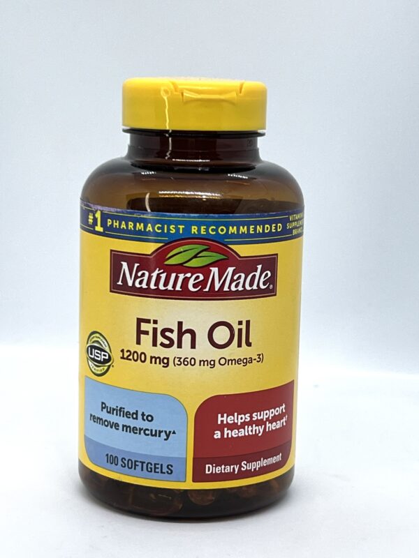 Nature Made Fish Oil 1200mg – 100 Softgels